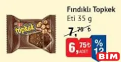 ETİ FINDIKLI TOPKEK KEK 35 G ETİ FINDIKLI TOPKEK KEK 35 G